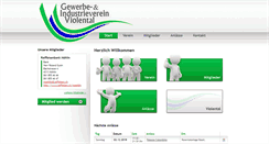 Desktop Screenshot of gewerbe-violental.ch
